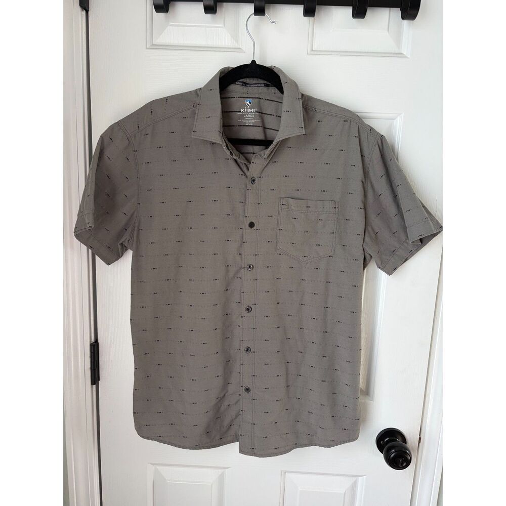 KÜHL Intrepid Short Sleeve Button-Up Shirt Men's Hiking Size Large